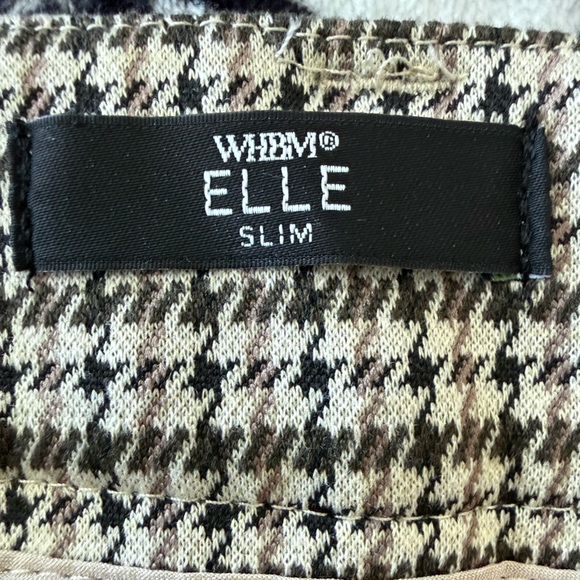 ~White House Black Market Elle Slim Houndstooth Ankle Pants - Picture 13 of 13
